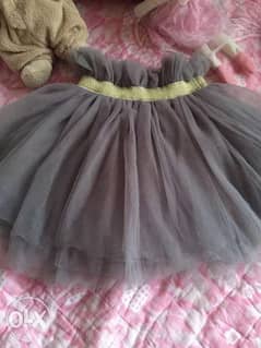 grey tutu skirt size 4y 0