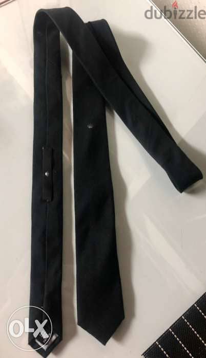 Men accesories, clothing, Cravate for MEN, classy black, ROLEX brand 1