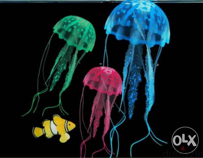 Magical luminous aquarium jellyfish 6