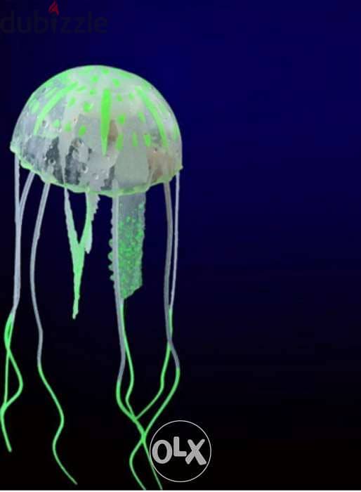 Magical luminous aquarium jellyfish 8
