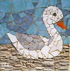 Mosaic art by ceramics