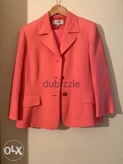 Le Suit Coral Blazer and pants