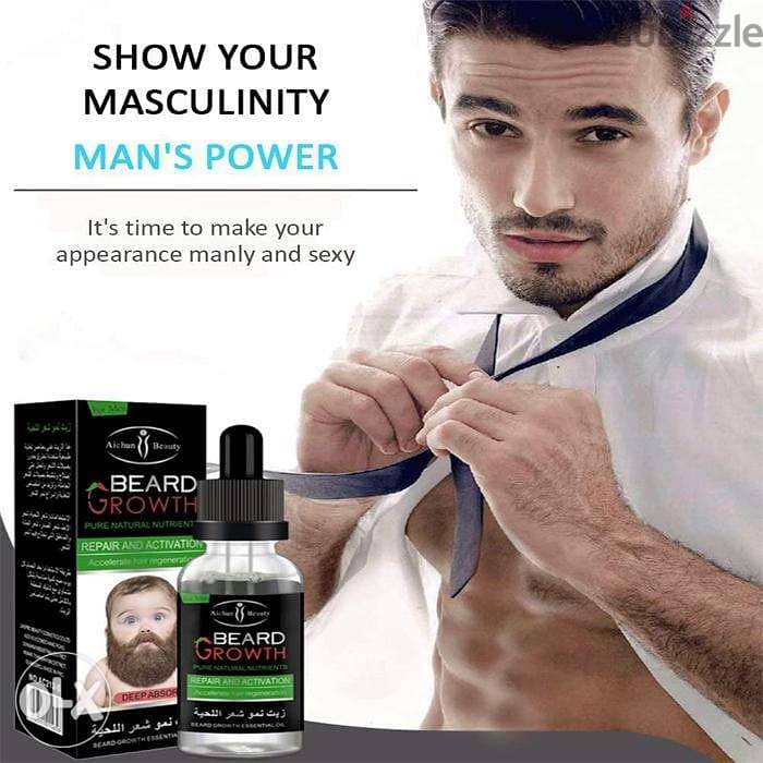 Aichun Beauty Beard Oil Mustache Natural Nutrient Hair Growth – 30ml 1