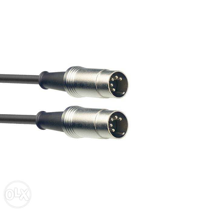 Stagg 1m Midi cable smd1 metal connectors 1