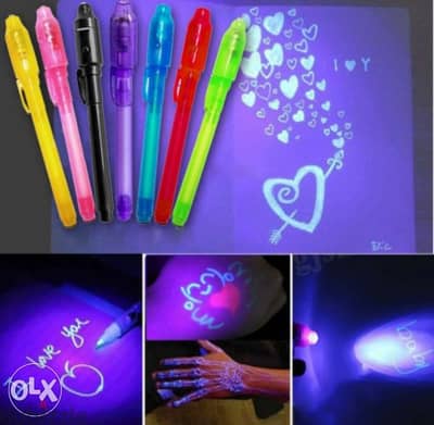 Secret message light pen 3$