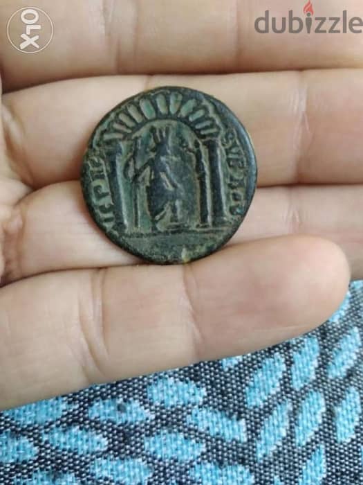 Roman Phoencian Bronze Coin Emperor Commodus year 180 AD Byblos mint 1