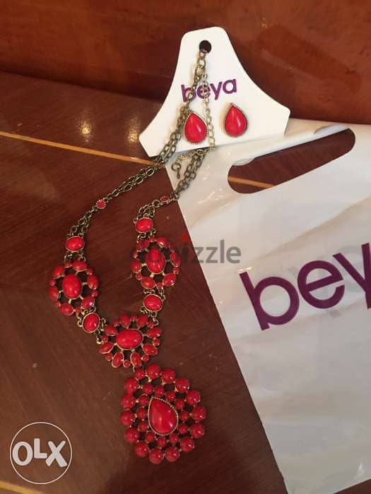 Necklace and Earrings - BEYA - عقد و حلق 7