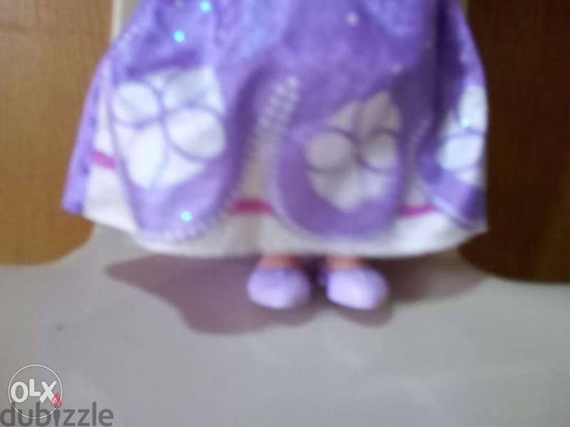 Princess SOFIA TALKING EN+FR 33Cm Mechanism Still Good Toy doll +wear 6