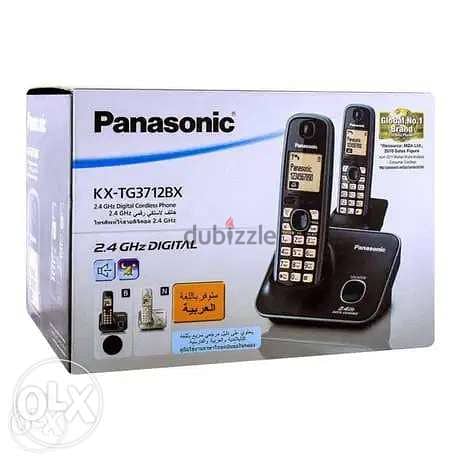 Panasonic  تلفون ارضي  kx-TG3712BX 1