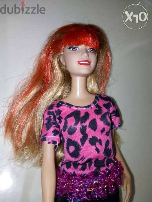 "RAYNA" Barbie ROCK 'N ROYAL ROCKSTAR like new doll 2014 Mattel=15$ 3