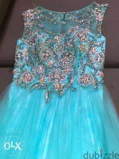 women clothing,long dress for ladies, turquoise color, high quality+++