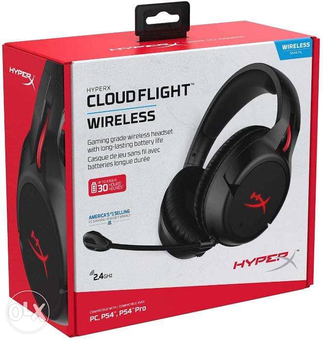 HyperX Cloud Flight wireless gaming pro headphones 0