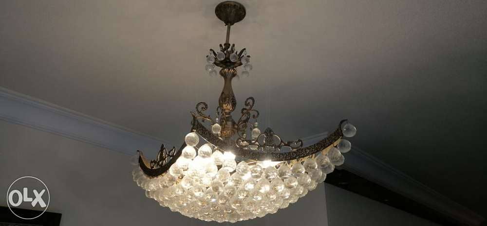 Vintage Cristal chandelier 3