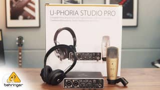 Behringer studio package 2in 2 out