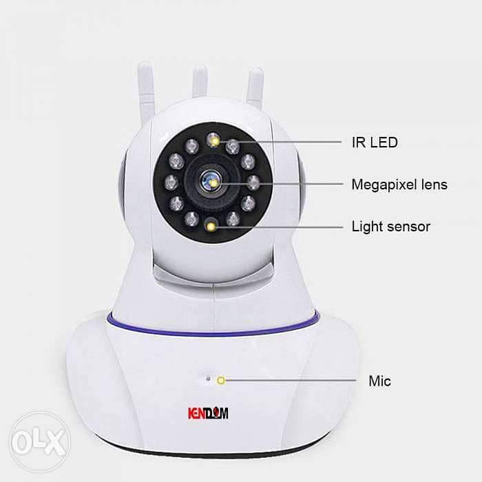 Triple antenna P2P WIFI IP camera 1080P IP Network with motion detec 1