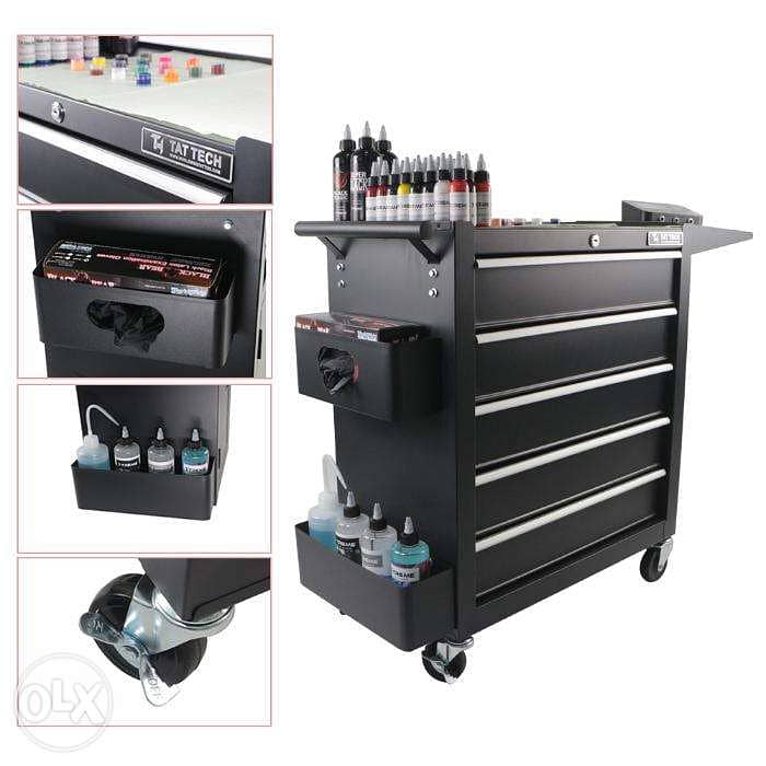 TAT TECH tattoo workstation 5 drawer 2