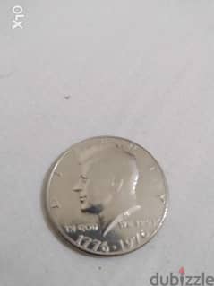 USA Half Dollar Kennedy Memorial 1776 to 1976 years of Independence
