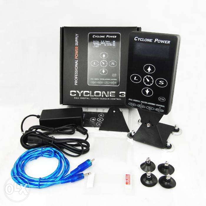 CYCLONE 3.0 Smart Touch Digital Tattoo Power Supply 0