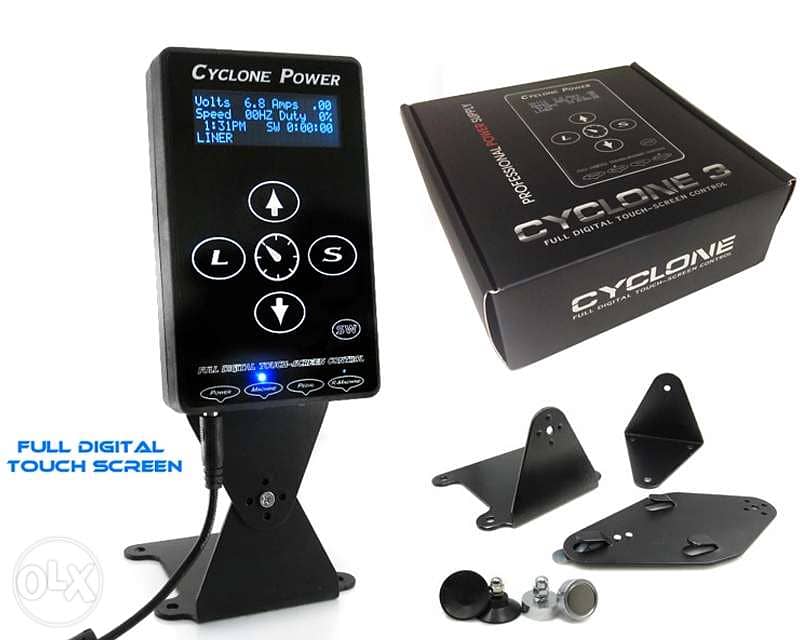 CYCLONE 3.0 Smart Touch Digital Tattoo Power Supply 1