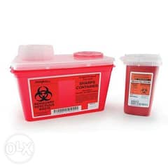 Disposable sharps needle bio-hazard tattoo&piercing container 0