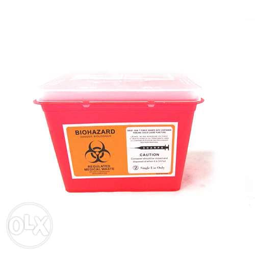 Disposable sharps needle bio-hazard tattoo&piercing container 2