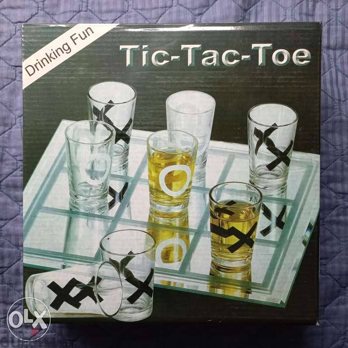 Tic tac toe drinking game 22 cm 0