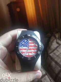 Toy watch original American flag 0