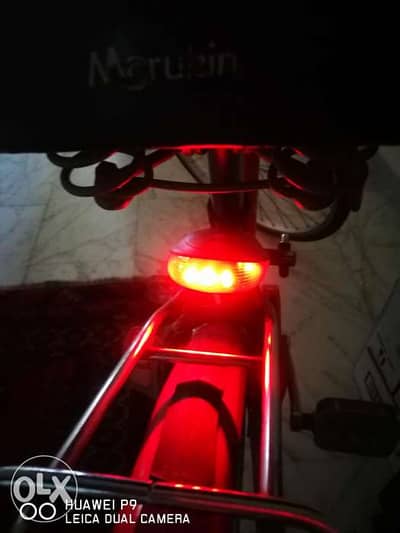 Barely used city Bike size 26 f/o + with back safety night led lamps