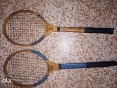 Vintage wooden tennis rackets davis cup