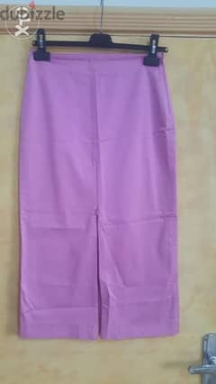 Italian designer GERMANO ZAMA Pink skirt small 38 تنورة