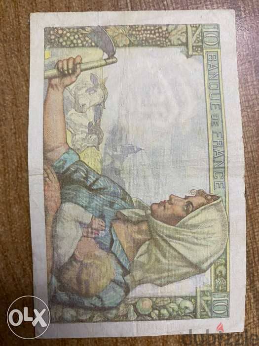 عملة عملات ١٠ فرنك فرنسي اصدار سنة ١٩٤٢ 3