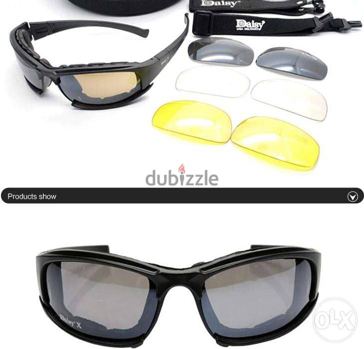 ORIGINAL Daisy X7 polarized sunglasses military Tactical Goggles men 1
