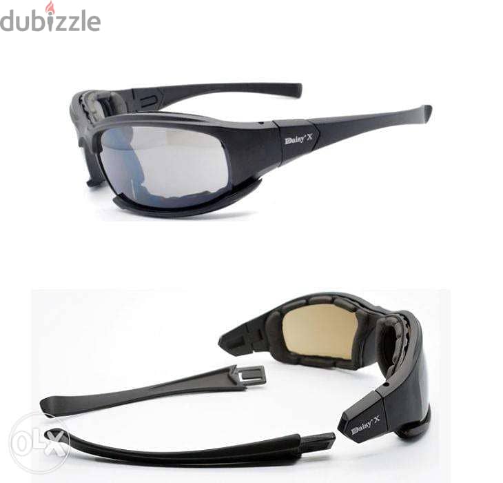 ORIGINAL Daisy X7 polarized sunglasses military Tactical Goggles men 9
