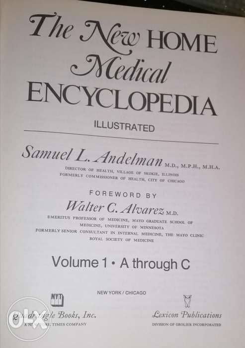 The new home Medical encyclopedia 1