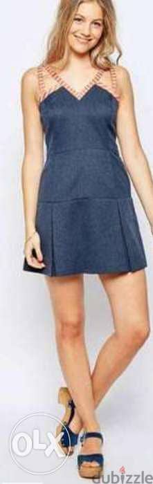 FAMILY AFFAIRS De Reimer pleated short dress 38 40 فستان قصير