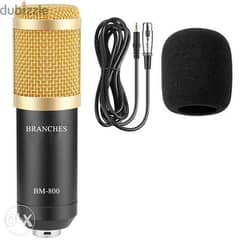 BM800 Mic Condenser Sound Recording Microphone With Shock Mount