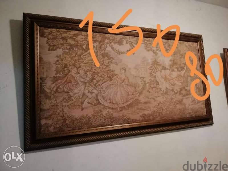لوحة أوروبية فرنسي اوبيسون حياكة ناعمة جميلة جدا ومميزة سعر لقطة 3