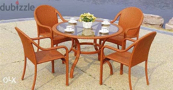 rattan table r1