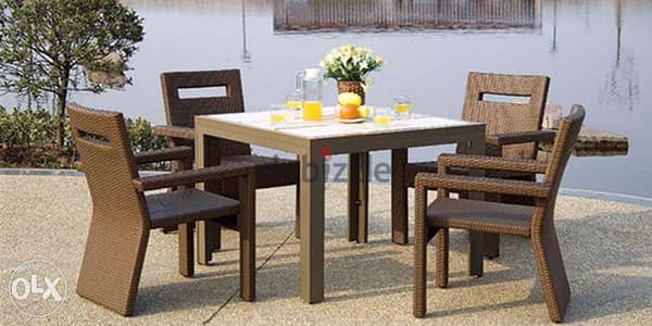 rattan table ce1