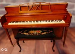 Acoustic original piano wurlitzer made in usa working mechanic top 0