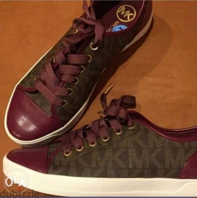 MICHAEL KORS Burgundy brown sneakers women 39