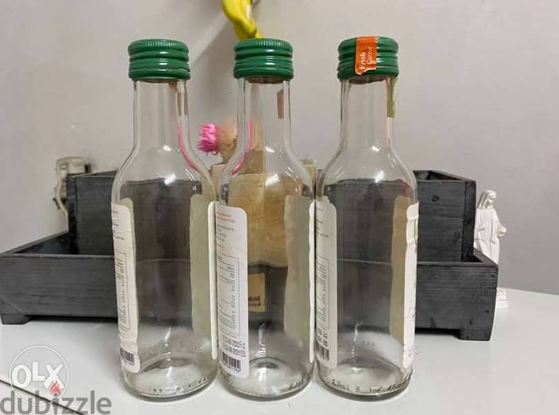 Glass bottles 500ml, 750ml and 250ml 1