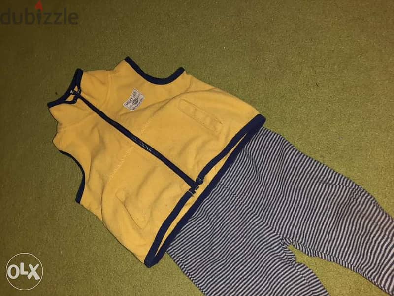 kids clothing, 12 months, pant with jacket, set for kids boy 3