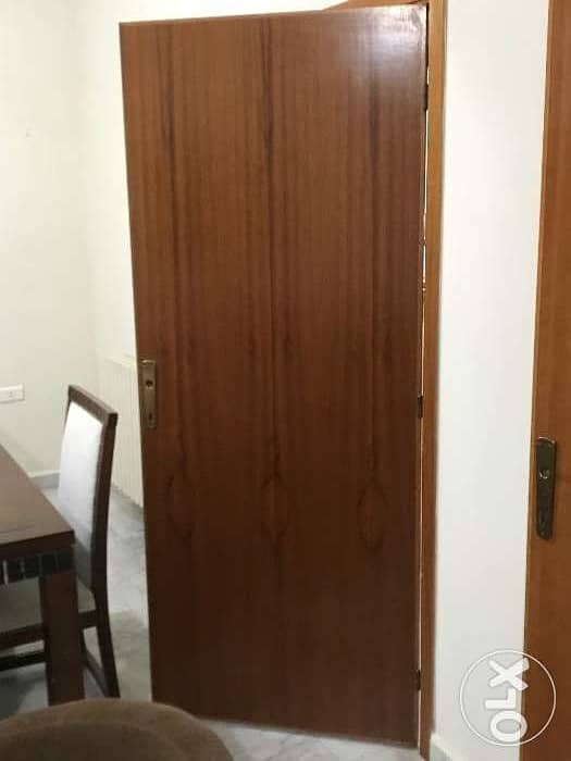 indoor wood door باب داخلي خشب 1