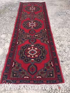 سجادة عجمية. شغل يدوي صوف 215/65. persian carpet. Tapis. Hand made