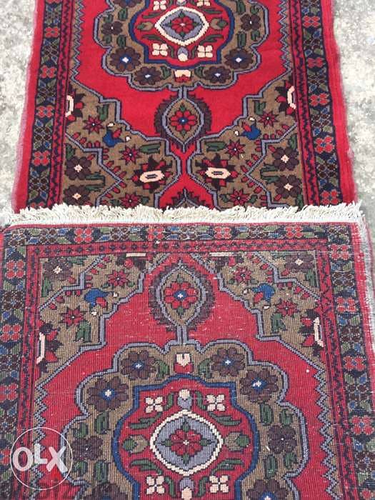 سجادة عجمية. شغل يدوي صوف 215/65. persian carpet. Tapis. Hand made 4