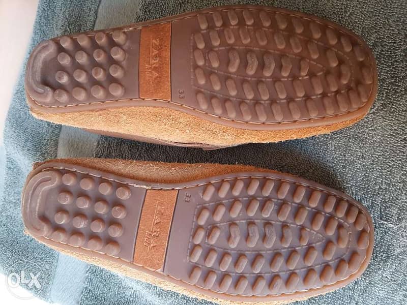 Zara shoes size 33 daim for boys still new 2