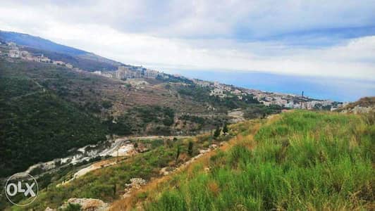 Land | Eddeh| hill facing sea and mountain| أرض للبيع | اده |PLS24801