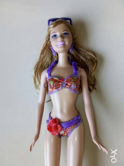 SURF'S UP BEACH SUMMER Barbie friend Mattel2008 rare doll bend legs=25