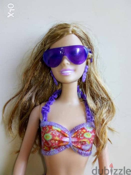 SURF'S UP BEACH SUMMER Barbie friend Mattel2008 rare doll bend legs=18 3
